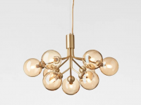 Apiales 9 brushed brass - gold