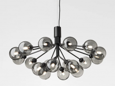 Apiales 18 satin black - smoked