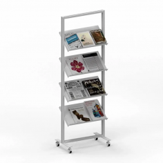 Floor display with shelves