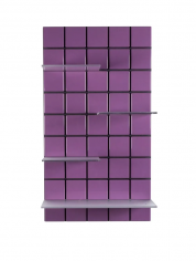 Confetti monochrome sunset purple