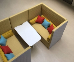 Стол письменный Origami White фабрики GIUALMI