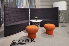 Банкетка круглая Cork фабрики NURUS