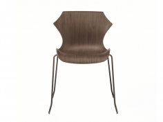 Petal | armless chair sled base