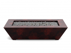 Rectangular firepit