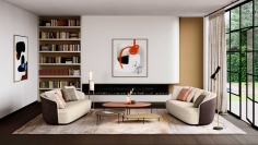 Диван 3-х местный Ishino фабрики Walter Knoll