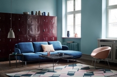 Диван 3-х местный LUNE JH302 фабрики FRITZ HANSEN