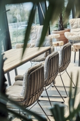 Leyasol outdoor ottoman