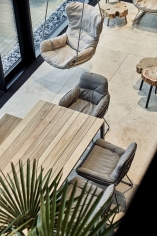 Leyasol outdoor ottoman