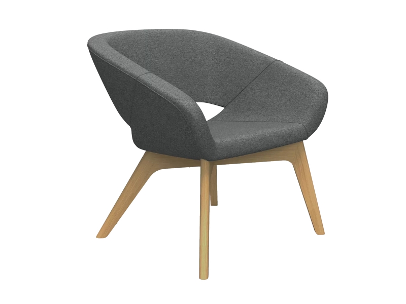 Кресло Averio Wood фабрики DAUPHIN