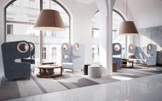 Диван модульный Ligo фабрики MIKOMAX SMART OFFICE