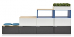 Модульные шкафы Meridian фабрики Herman Miller
