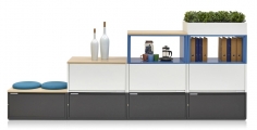 Модульные шкафы Meridian фабрики Herman Miller