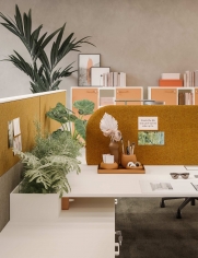 Настольная панель ACOUSTIC SOFT FABRIC фабрики PROF OFFICE Композиция 04