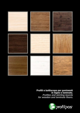 Profiles and skirting boards for wooden and laminate floors IT/EN