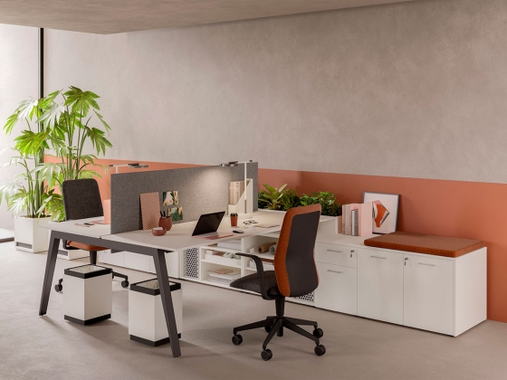 Рабочая станция DIECI фабрики PROF OFFICE Композиция 01