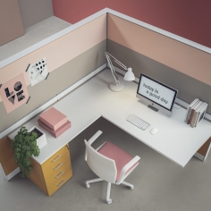 Рабочая станция OPENWALL фабрики PROF OFFICE Композиция 01