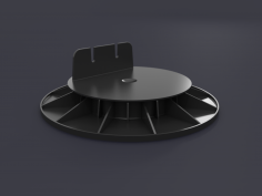 Adjustable pedestal 25/40 mm