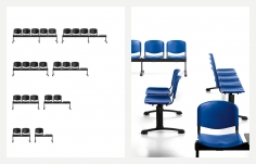 Скамья Leo Plastic Bench фабрики LINEA FABRICA