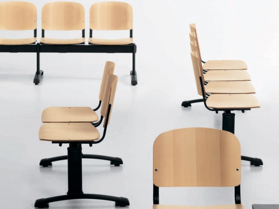 Скамья Leo Wood Bench фабрики LINEA FABRICA