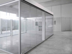 Стеклянные перегородки Idrawall Duo фабрики CUF Milano