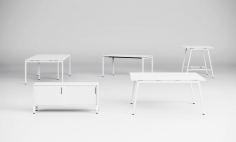 Стол для переговоров CS5040 4-leg metal base фабрики NOWYSTUL