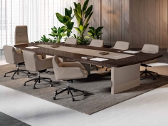 Стол для переговоров Mithos Cocoa / Dove Grey фабрики CODUTTI