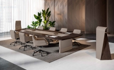 Стол для переговоров Mithos Cocoa / Dove Grey фабрики CODUTTI