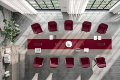 Стол для переговоров Meeting Tables фабрики QUADRIFOGLIO GROUP