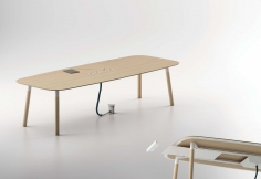 Стол для переговоров WOODS фабрики FANTONI