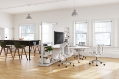 Стол письменный боковой OE1 фабрики Herman Miller