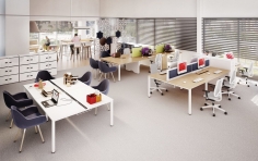 Стол письменный FLEXIDO D фабрики MIKOMAX SMART OFFICE