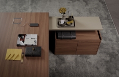 Стол письменный SLIM фабрики PROF OFFICE Композиция 01
