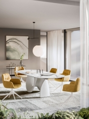 Стул без подлокотников ABREY фабрики CALLIGARIS