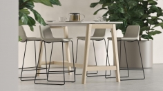 Стол высокий NOVA Wood фабрики NARBUTAS