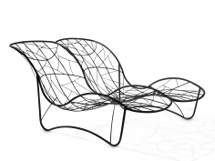 Double recliner | садовый шезлонг