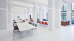 Стул с подлокотниками Eames Fiberglass фабрики Vitra
