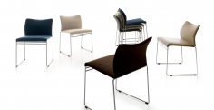 Стул без подлокотников JANO LG фабрики CASSINA