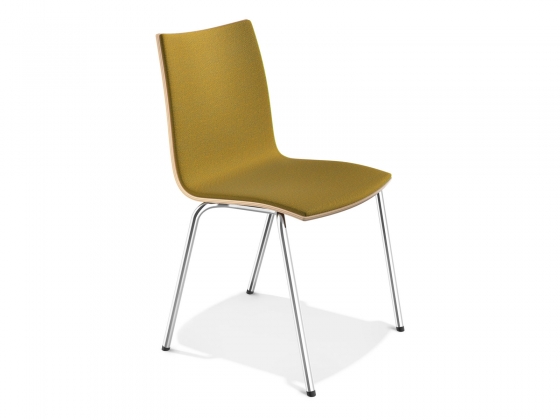 Стул без подлокотников CARVER 1258/00 фабрики Casala