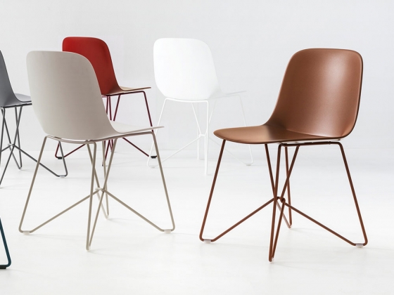 Стул без подлокотников ABREY фабрики CALLIGARIS