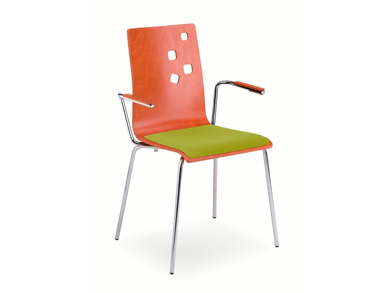 Стул с подлокотниками AMMI ARM SEAT PLUS CR фабрики NOWYSTUL