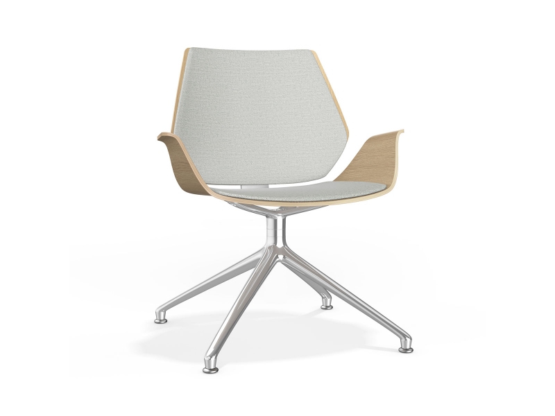 Стул без подлокотников CARVER 1258/00 фабрики Casala