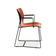Стул без подлокотников Jason Lite Cantilever фабрики Walter Knoll