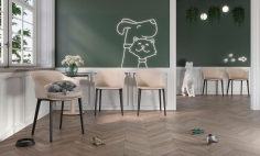 Стул с подлокотниками INTA FRAME CHAIR 4L OD P фабрики NOWYSTUL