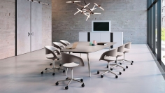Стул без подлокотников Jason Lite Cantilever фабрики Walter Knoll