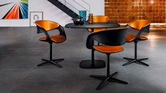 Стул без подлокотников Jason Lite Cantilever фабрики Walter Knoll