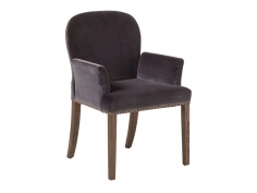 Стул с подлокотниками Stafford Charcoal фабрики OKA
