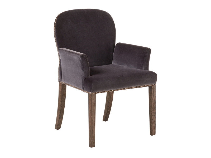 Стул с подлокотниками Stafford Charcoal фабрики OKA