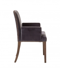 Стул с подлокотниками Stafford Charcoal фабрики OKA