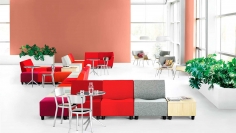 Стул с подлокотниками Swoop Lounge фабрики Herman Miller