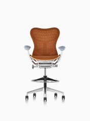 Стул высокий Mirra 2 фабрики Herman Miller